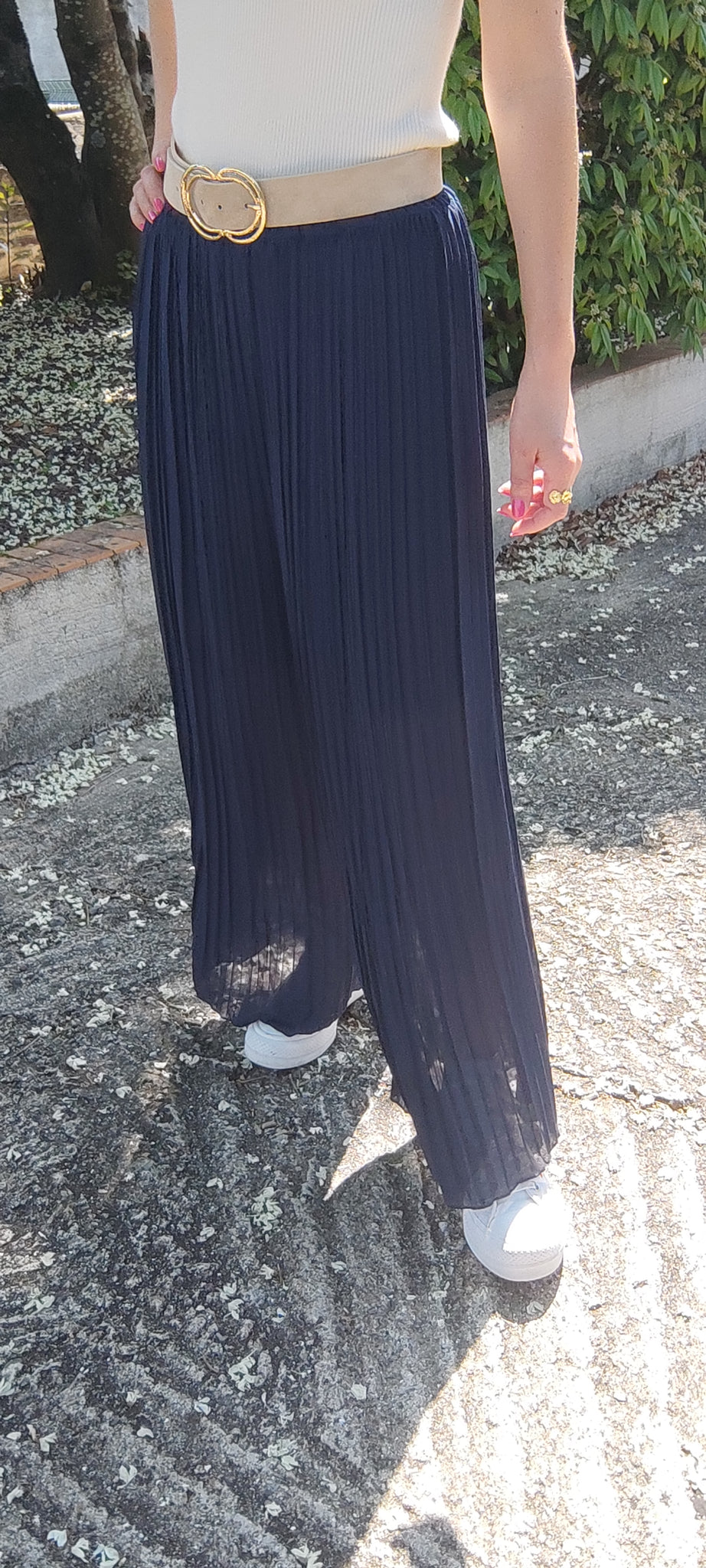 Pantalon large plissé, Thésée